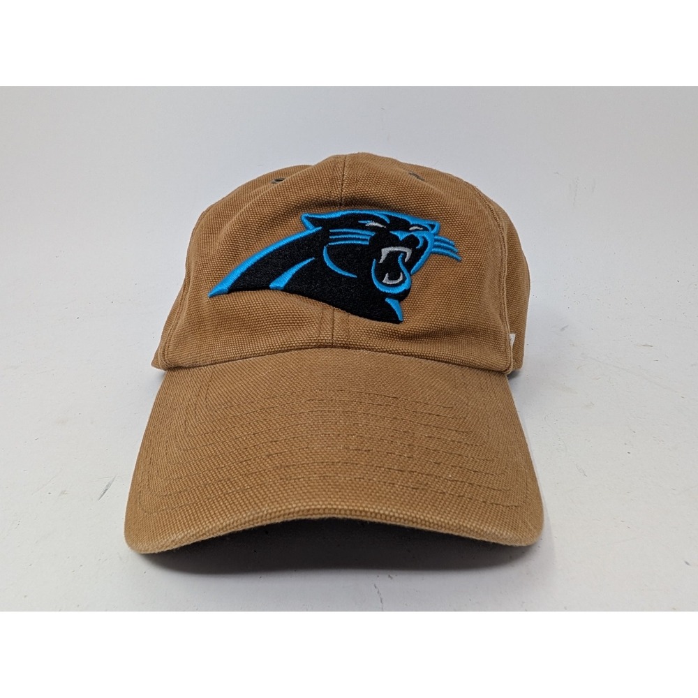 Carolina Panthers Hat Cap Strap Back Mens One Size Brown NFL Football Carhartt